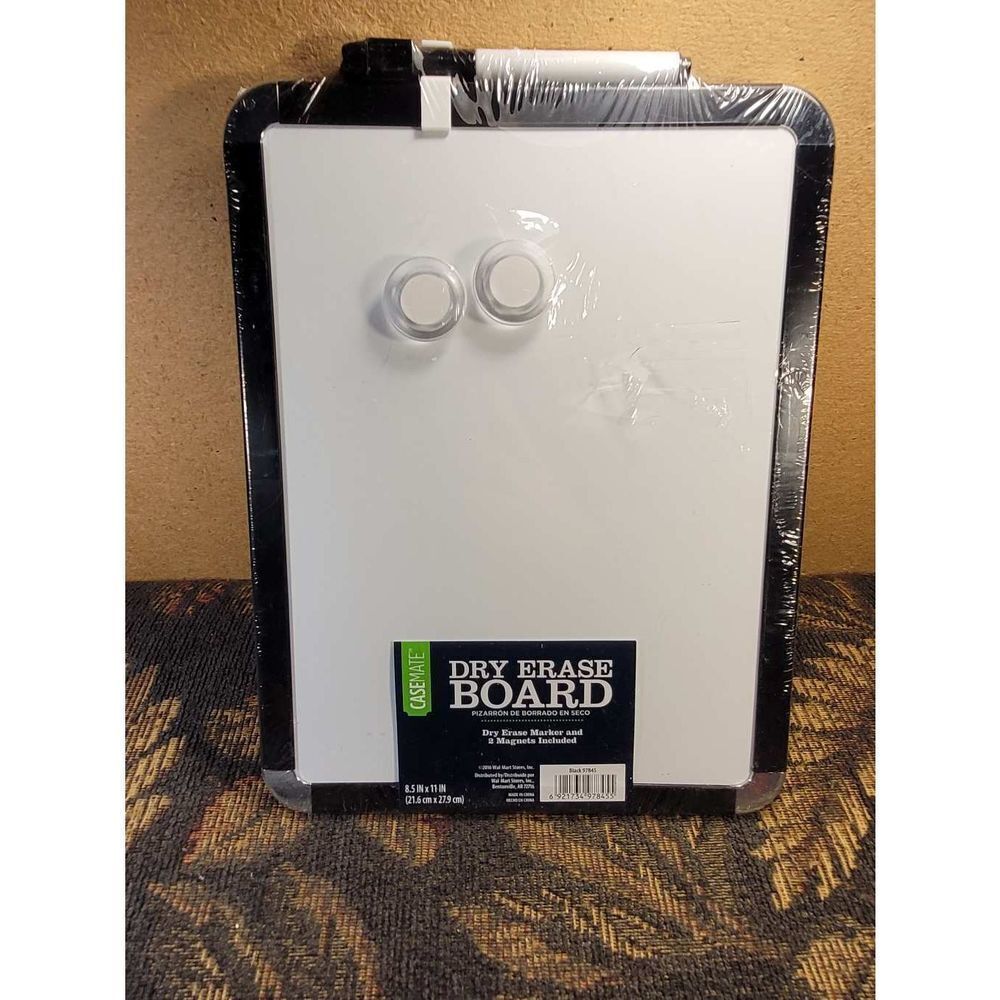 Casemate Magnetic Dry Erase Marker Board- NIP